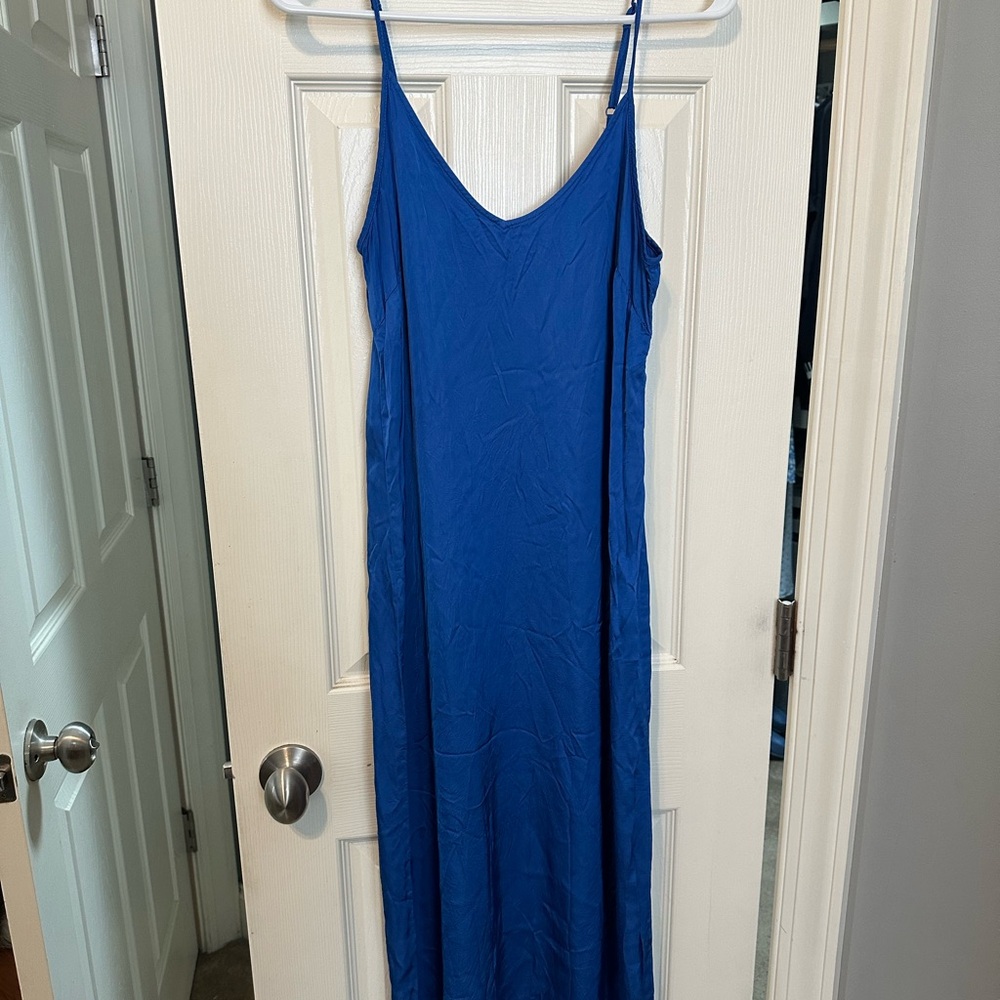 Aerie Vibrant Blue Midi Dress